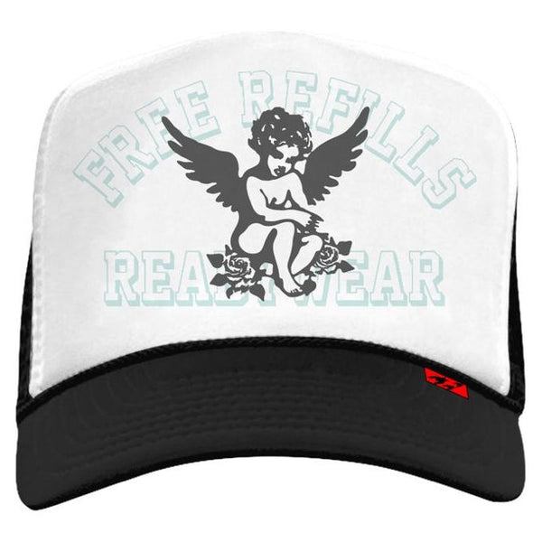 Free Refills Angels Trucker Hat