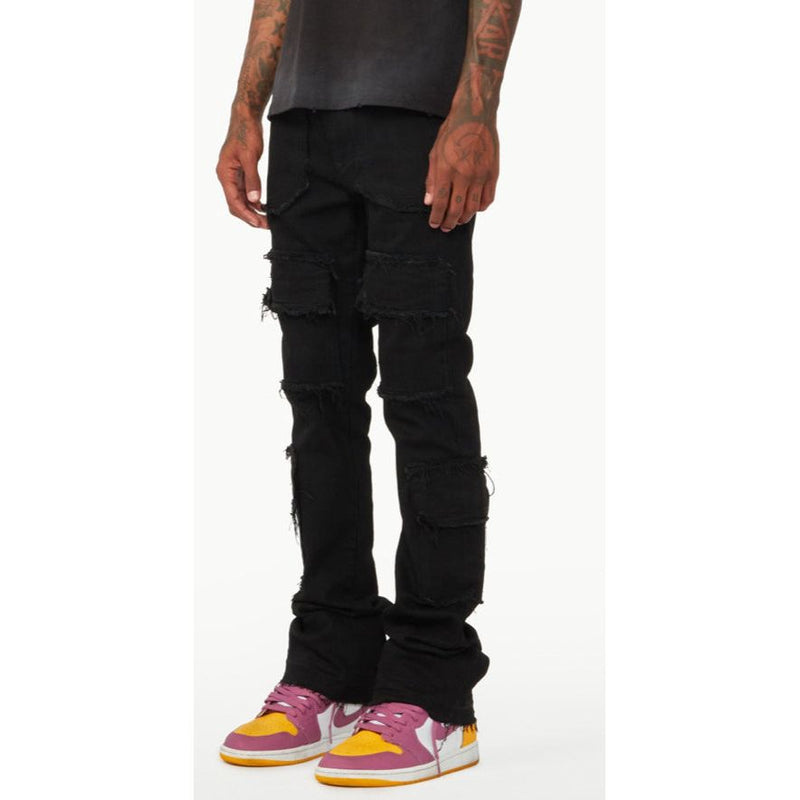 Rockstar Tyrell Stacked Jeans “Black”