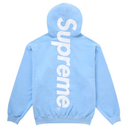 Supreme Satin Applique Hoodie "Light Blue"