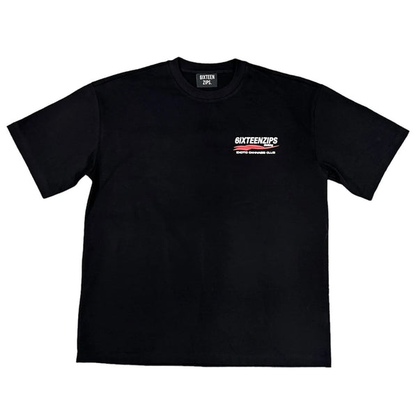 6ixteen Zips Exotic Cannabis Club Tee "Black"