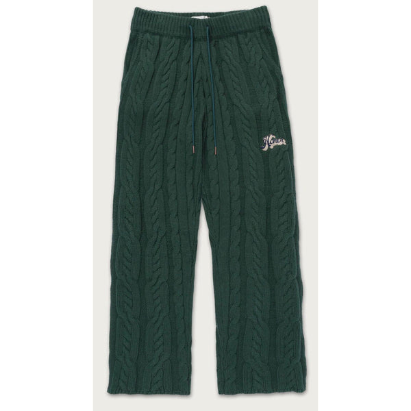 Honor The Gift Cable Knit Leisure Pants “Green”