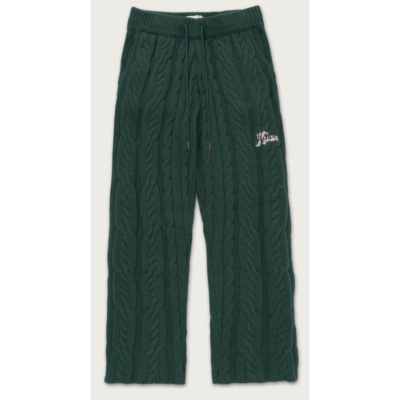 Honor The Gift Cable Knit Leisure Pants “Green”