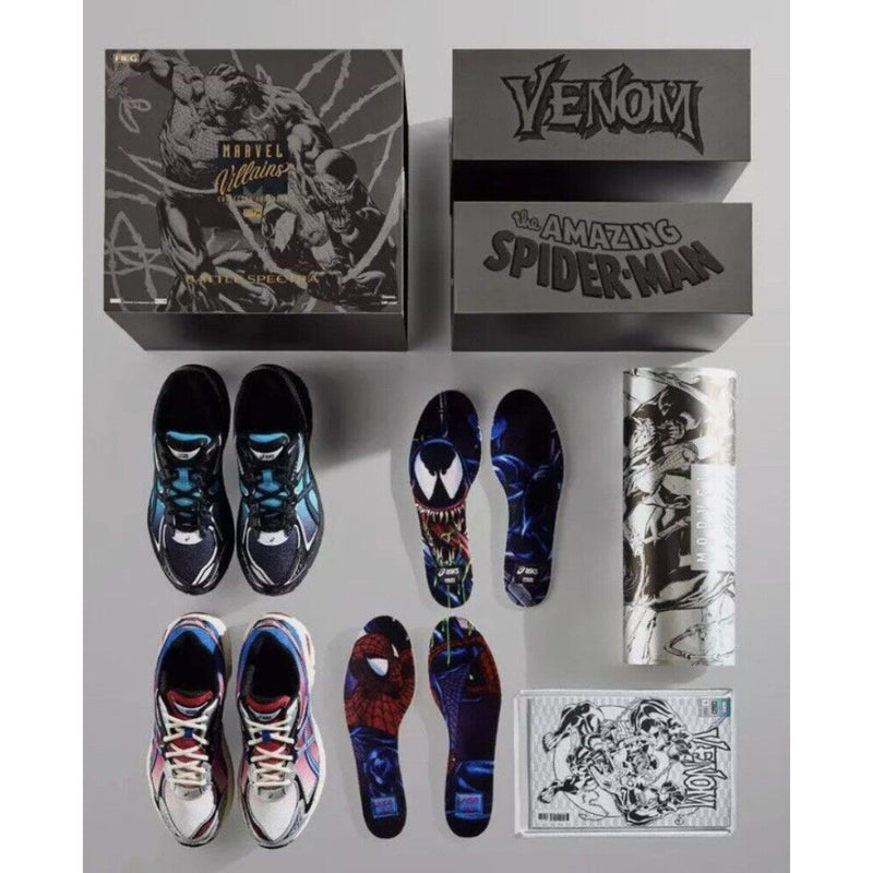 ASICS GT-2160 Kith Marvel Villains Spider-Man/Venom Battle Spectra Pack (Comic Included)