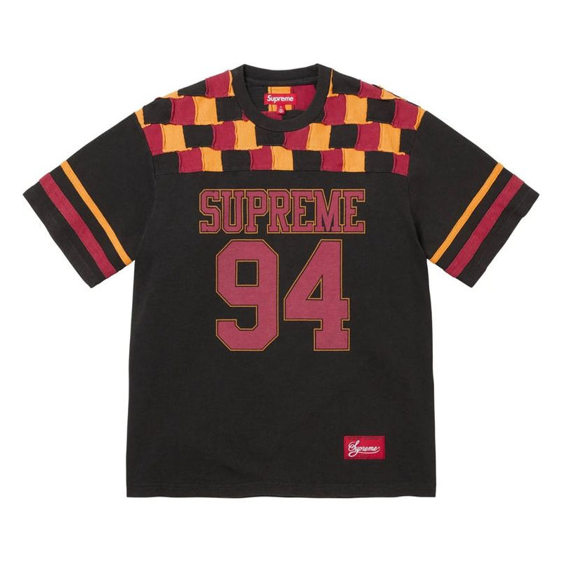 Supreme Patchwork Yoke Tee “Black”