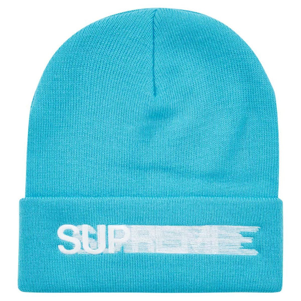 Supreme Motion Logo Beanie “Bright Blue”