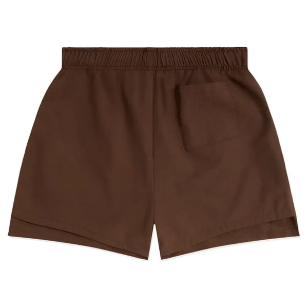 Sp5der OG Web Double Layer Shorts “Brown”