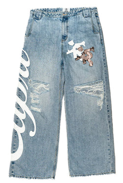 Project Capri Running Man Jeans "Blue”