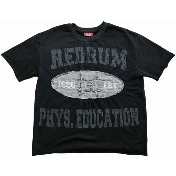 Redrum Phys Ed Tee "Black"