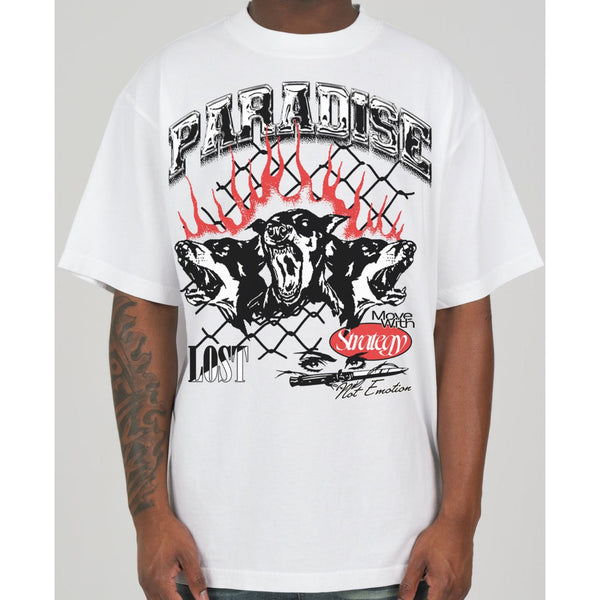 Paradise Lost All Bark No Bite Tee "White"
