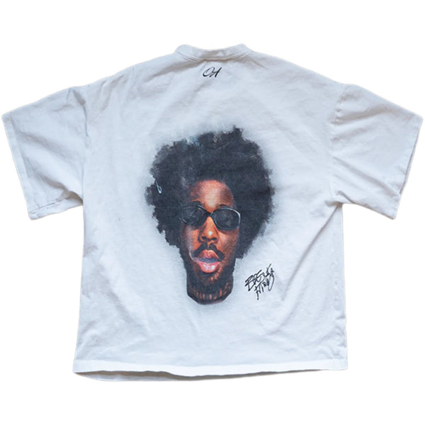 OnyxApparell SILENCE Brent Faiyaz Oversized Tee “White”