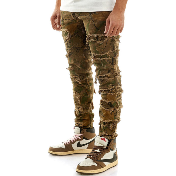 KDNK Hunting Patched Pants “Camo Olive”