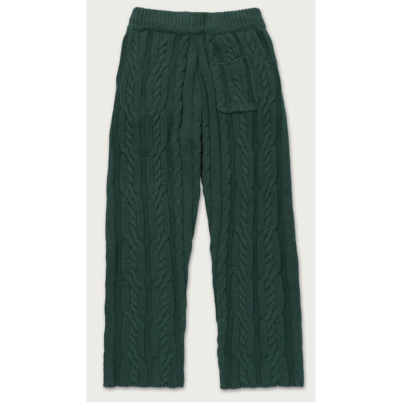 Honor The Gift Cable Knit Leisure Pants “Green”