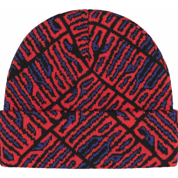 Supreme Funk Spellout Beanie “Red”