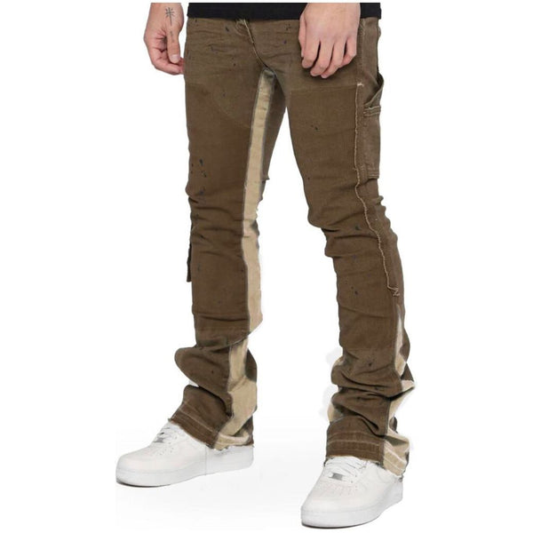 Sugar Hill Revolver Stacked Jeans “Brown”