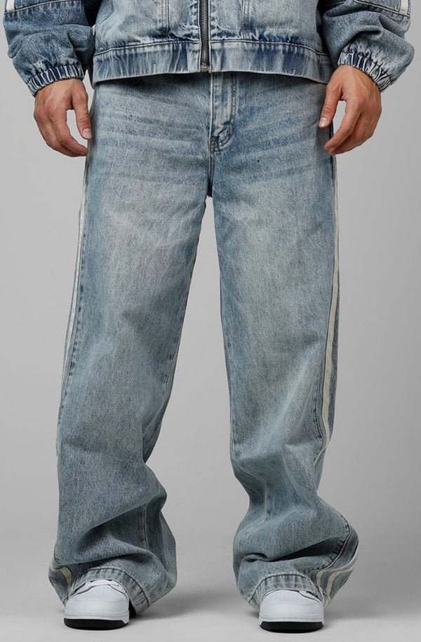 Loiter Track Star Denim Jeans "Blue wWash"