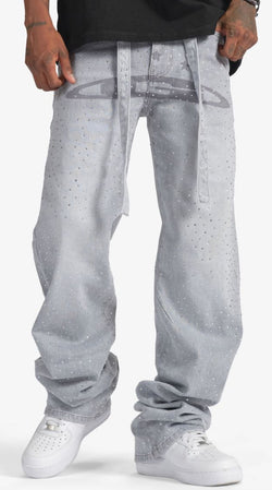 Gala Original Crystal Denim Jeans "Grey"