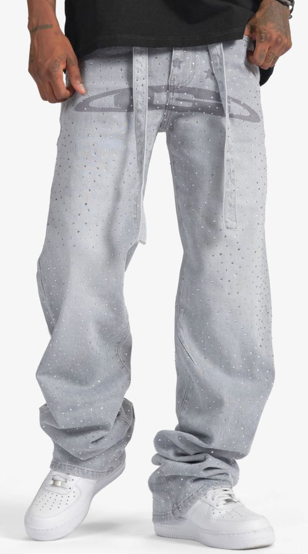 Gala Original Crystal Denim Jeans "Grey"