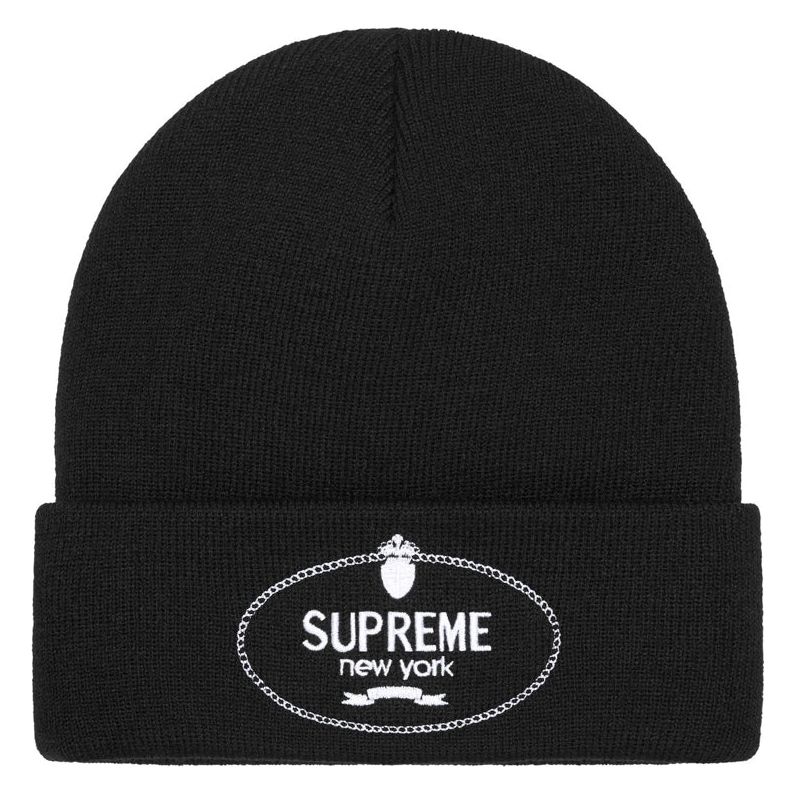 Supreme Crest Beanie “Black”