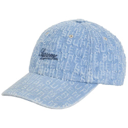 Supreme Needle Punch 6 Panel Hat "Denim"