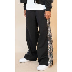 EPTM Stripped Baggy Sweatpants “Black/Camo”