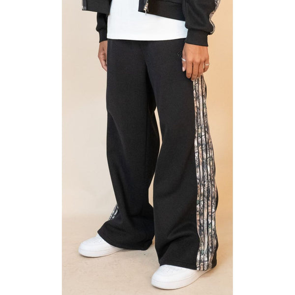 EPTM Stripped Baggy Sweatpants “Black/Camo”