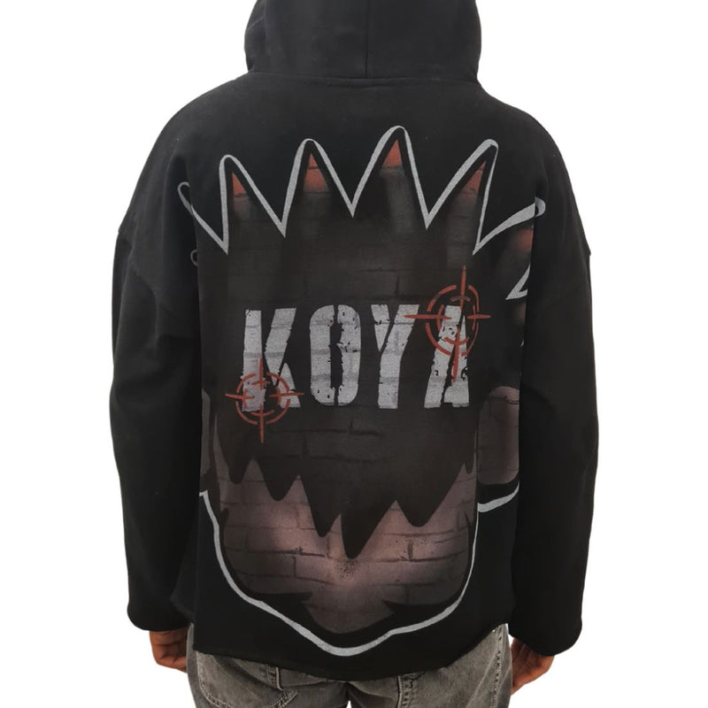 KOYA Spiked Fury Hoodie “Black”