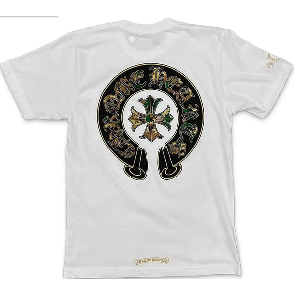 Chrome Hearts Horeshoe Logo Tee “White/Camo”