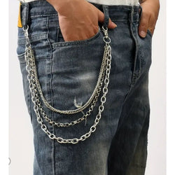 3 Ring Pocket Chain “Silver”