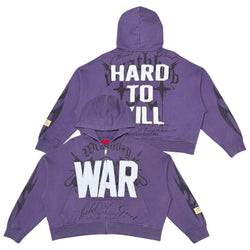 Wrathboy War Zip Hoodie "Purple"