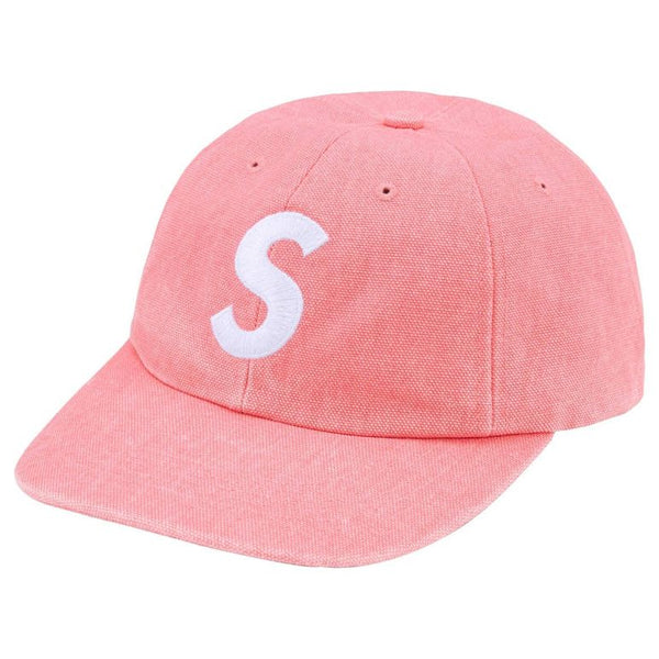 Supreme Pigment S Logo 6-Panel Hat “Pink”