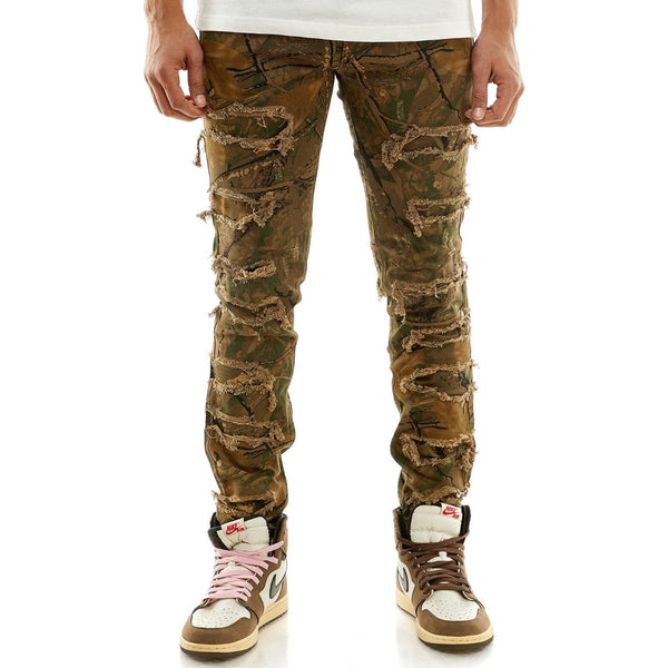 KDNK Hunting Patched Pants “Camo Olive”