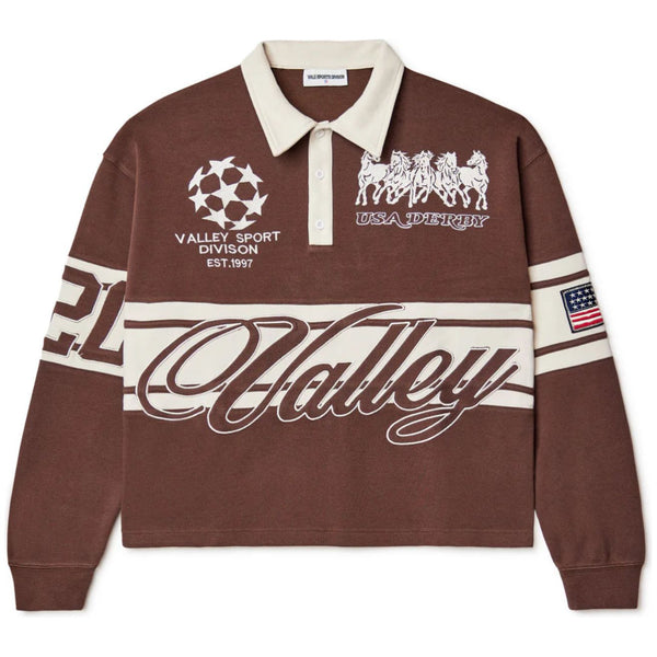 Vale Forever Derby L/S Polo Shirt “Chocolate ”