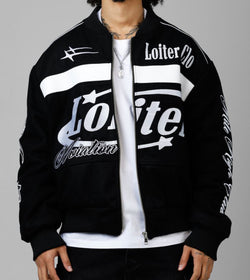 Loiter Aviation Bomber Jacket "Black"