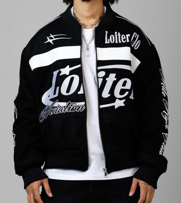 Loiter Aviation Bomber Jacket "Black"