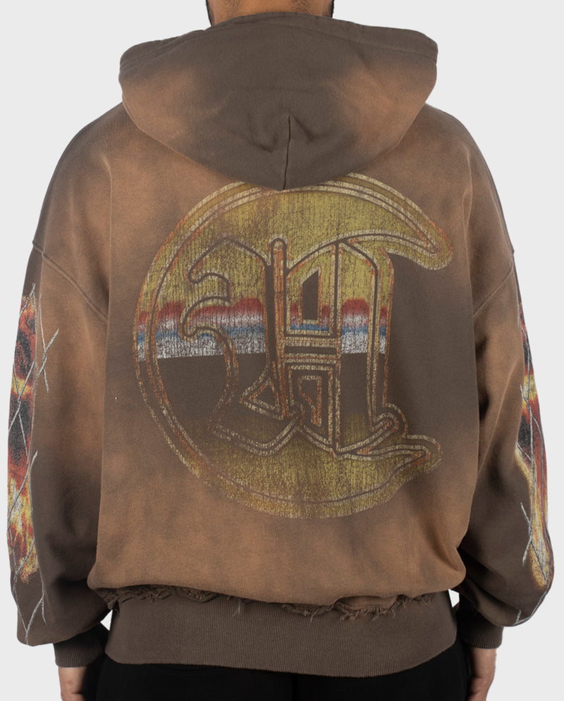 Howlers Club Rapture Hoodie "Brown"