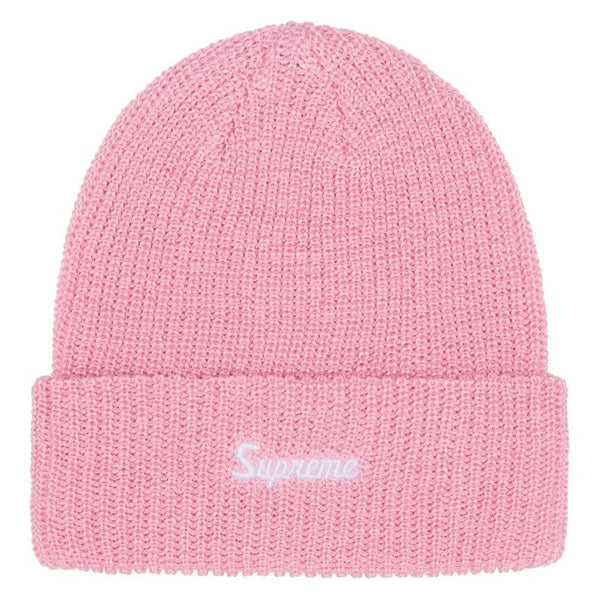 Supreme Loose Gauge Beanie "Pink”