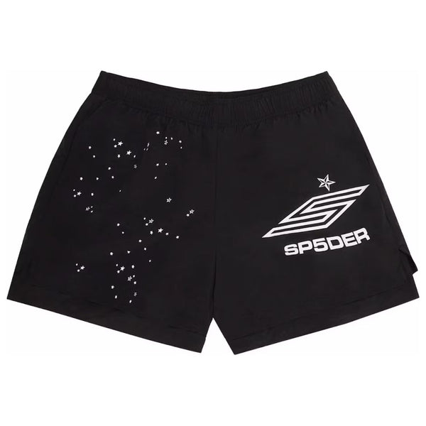 Sp5der Pro Double Layer Shorts “Black”