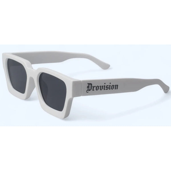 Drovision Square Sunglasses "White"