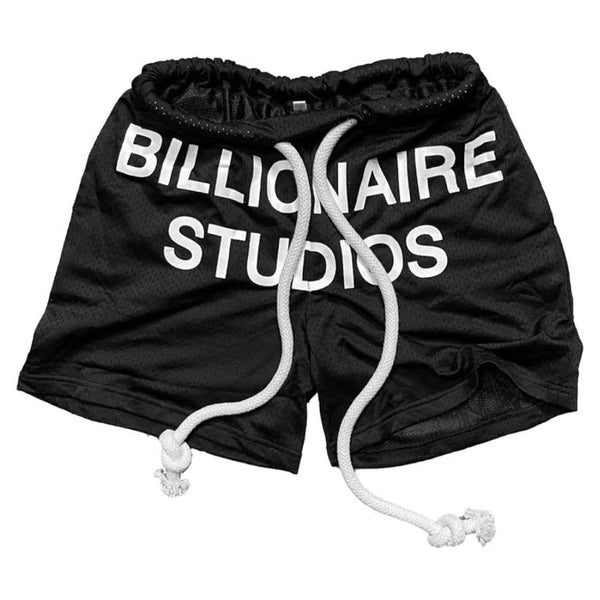 Billionaire Studios Blackout Bill Net Shorts “Black”