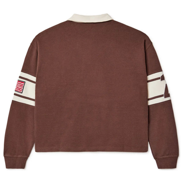 Vale Forever Derby L/S Polo Shirt “Chocolate ”