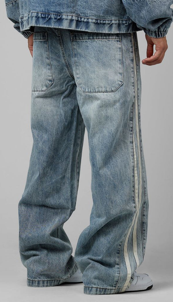 Loiter Track Star Denim Jeans "Blue wWash"