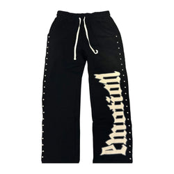 Mixed Emotion Crown Sweatpants “Black”