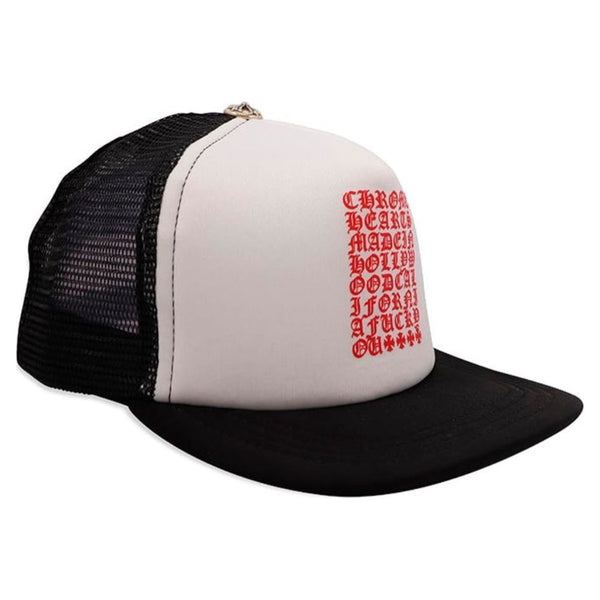 Chrome Hearts King Taco Trucker Hat "Black/Red"