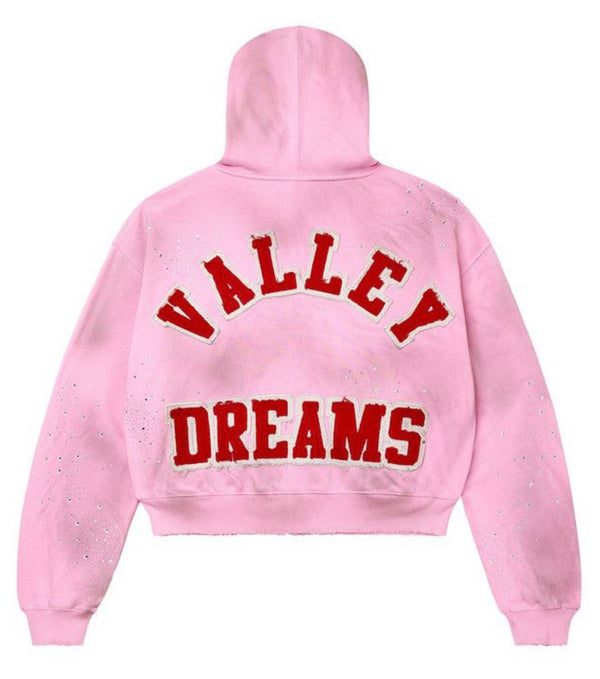 Vale Venus Zip Up Hoodie "Pink"