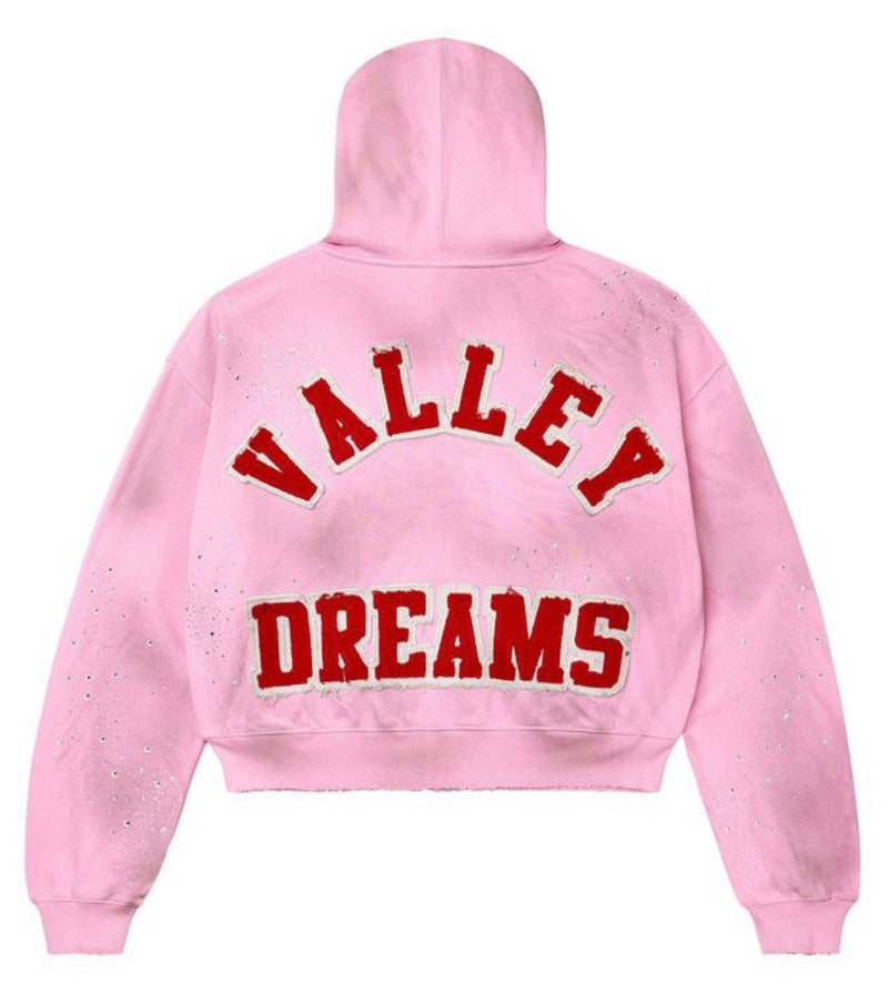 Vale Venus Zip Up Hoodie "Pink"