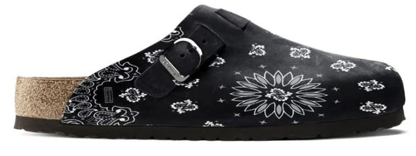 Bravest Studios Leather Paisley Clog "Black"