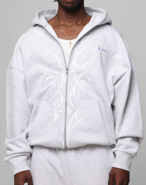 Loiter Blood Born Zip Hoodie "Grey"