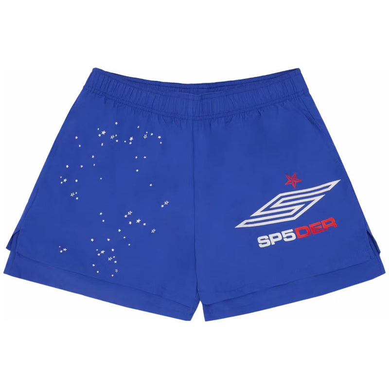 Sp5der Pro Double Layer Shorts “Blue”