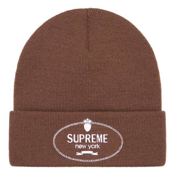 Supreme Crest Beanie “Brown”