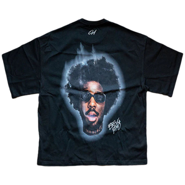 OnyxApparell SILENCE Brent Faiyaz Oversized Tee “Black”